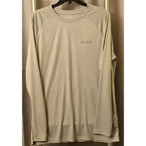 BALEAF Men's Sun Protection Shirts UV SPF UPF 50+ Long Sleeve Medium Gray NWT‎